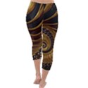 Fractal Spiral Endless Mathematics Capri Winter Leggings  View4