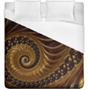 Fractal Spiral Endless Mathematics Duvet Cover (King Size) View1