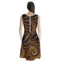 Fractal Spiral Endless Mathematics Sleeveless Chiffon Waist Tie Dress View2