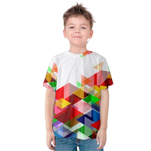 Graphics Cover Gradient Elements Kids  Cotton Tee by Amaryn4rt