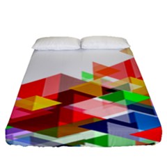 Graphics Cover Gradient Elements Fitted Sheet (queen Size)