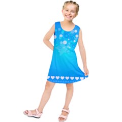 Desktop Banner Postcard Hearts Kids  Tunic Dress