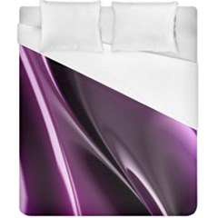 Purple Fractal Mathematics Abstract Duvet Cover (california King Size)