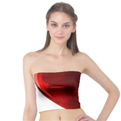 Heart Gradient Abstract Tube Top by Amaryn4rt