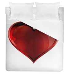 Heart Gradient Abstract Duvet Cover (queen Size)