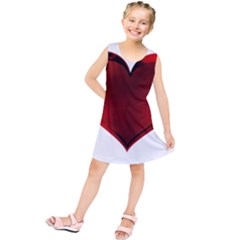 Heart Gradient Abstract Kids  Tunic Dress