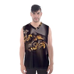 Fractal Mathematics Abstract Men s Basketball Tank Top by Amaryn4rt