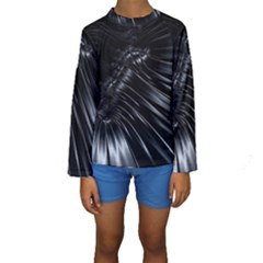 Fractal Mathematics Abstract Kids  Long Sleeve Swimwear by Amaryn4rt