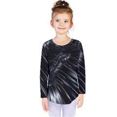 Fractal Mathematics Abstract Kids  Long Sleeve Tee