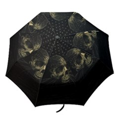 Skull Fantasy Dark Surreal Folding Umbrellas by Amaryn4rt