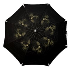 Skull Fantasy Dark Surreal Straight Umbrellas by Amaryn4rt