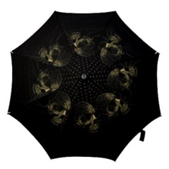 Skull Fantasy Dark Surreal Hook Handle Umbrellas (medium) by Amaryn4rt