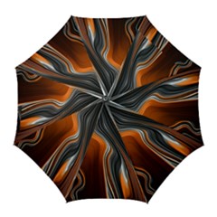 Fractal Structure Mathematic Golf Umbrellas by Amaryn4rt