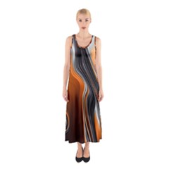 Fractal Structure Mathematic Sleeveless Maxi Dress by Amaryn4rt