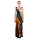 Fractal Structure Mathematic Maxi Thigh Split Dress View1