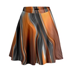 Fractal Structure Mathematic High Waist Skirt by Amaryn4rt