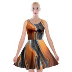 Fractal Structure Mathematic Velvet Skater Dress by Amaryn4rt