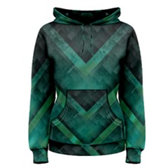 Green Background Wallpaper Motif Design Women s Pullover Hoodie by Amaryn4rt