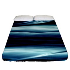 Texture Fractal Frax Hd Mathematics Fitted Sheet (queen Size)