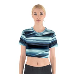 Texture Fractal Frax Hd Mathematics Cotton Crop Top by Amaryn4rt