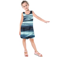 Texture Fractal Frax Hd Mathematics Kids  Sleeveless Dress