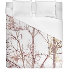 Textured Nature Print Duvet Cover (california King Size)