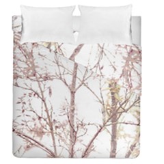 Textured Nature Print Duvet Cover Double Side (queen Size)