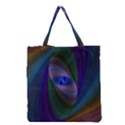 Ellipse Fractal Computer Generated Grocery Tote Bag View2