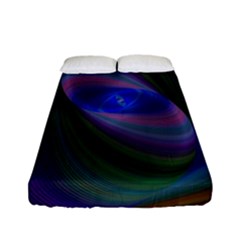 Ellipse Fractal Computer Generated Fitted Sheet (full/ Double Size)