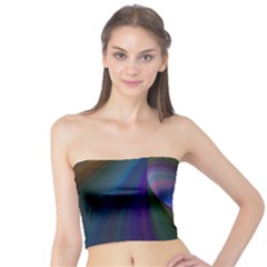 Ellipse Fractal Computer Generated Tube Top by Amaryn4rt