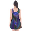 Ellipse Fractal Computer Generated Scoop Neck Skater Dress View2