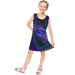 Ellipse Fractal Computer Generated Kids  Tunic Dress