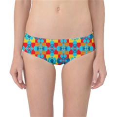 Pop Art Abstract Design Pattern Classic Bikini Bottoms by Amaryn4rt