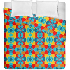 Pop Art Abstract Design Pattern Duvet Cover Double Side (king Size)