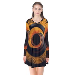 Fractal Mathematics Abstract Flare Dress