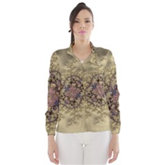 Fractal Art Colorful Pattern Wind Breaker (women) by Amaryn4rt