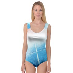 Court Sport Blue Red White Princess Tank Leotard 