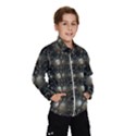 Fractal Math Geometry Backdrop Wind Breaker (Kids) View1