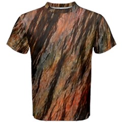 Texture Stone Rock Earth Men s Cotton Tee by Amaryn4rt