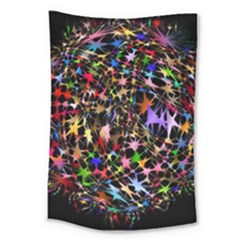 Network Integration Intertwined Large Tapestry by Amaryn4rt