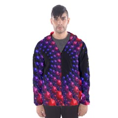 Fractal Mathematics Abstract Hooded Wind Breaker (men) by Amaryn4rt