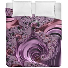 Purple Abstract Art Fractal Art Fractal Duvet Cover Double Side (california King Size)