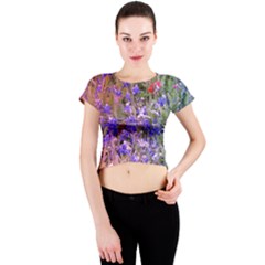 Spring Garden Crew Neck Crop Top by CreatedByMeVictoriaB