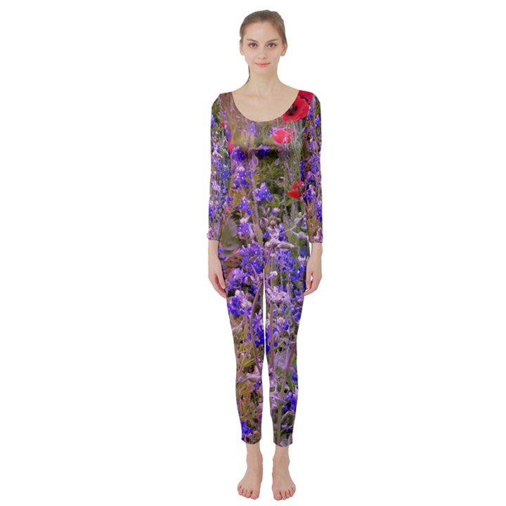 Spring Garden Long Sleeve Catsuit