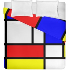 Mondrian Red Blue Yellow Duvet Cover Double Side (king Size)