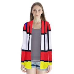 Mondrian Red Blue Yellow Cardigans by Amaryn4rt