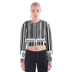 Code Data Digital Register Women s Cropped Sweatshirt by Amaryn4rt