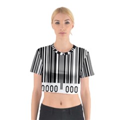 Code Data Digital Register Cotton Crop Top by Amaryn4rt