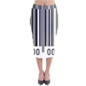 Code Data Digital Register Velvet Midi Pencil Skirt View1