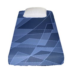 Lines Shapes Pattern Web Creative Fitted Sheet (single Size)